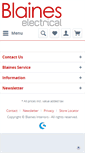 Mobile Screenshot of blaines.co.uk